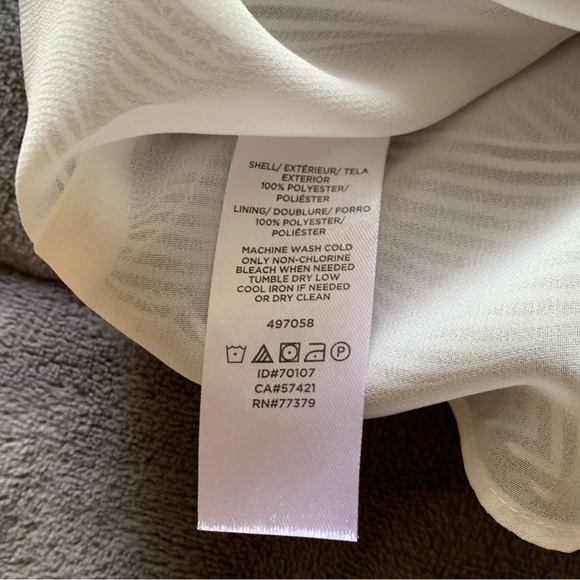 EUC Loft Striped Covered Button Peplum Strappy Cami XS - Picture 10 of 10